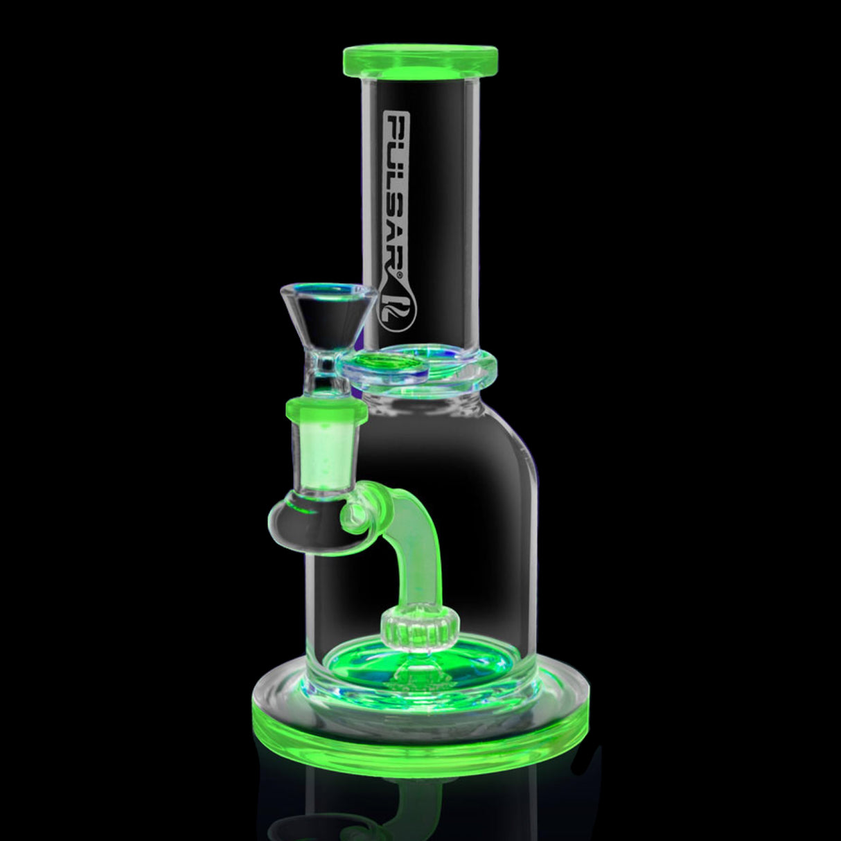 Pulsar 7.5” UV Reactive Circ Perc Bong