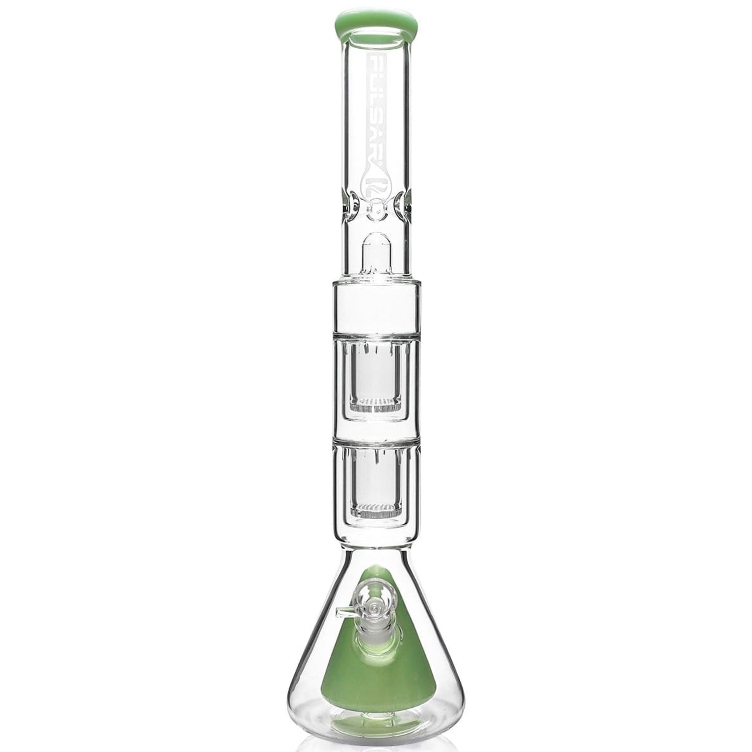 Pulsar 21.5” Quad Perc Beaker Bong