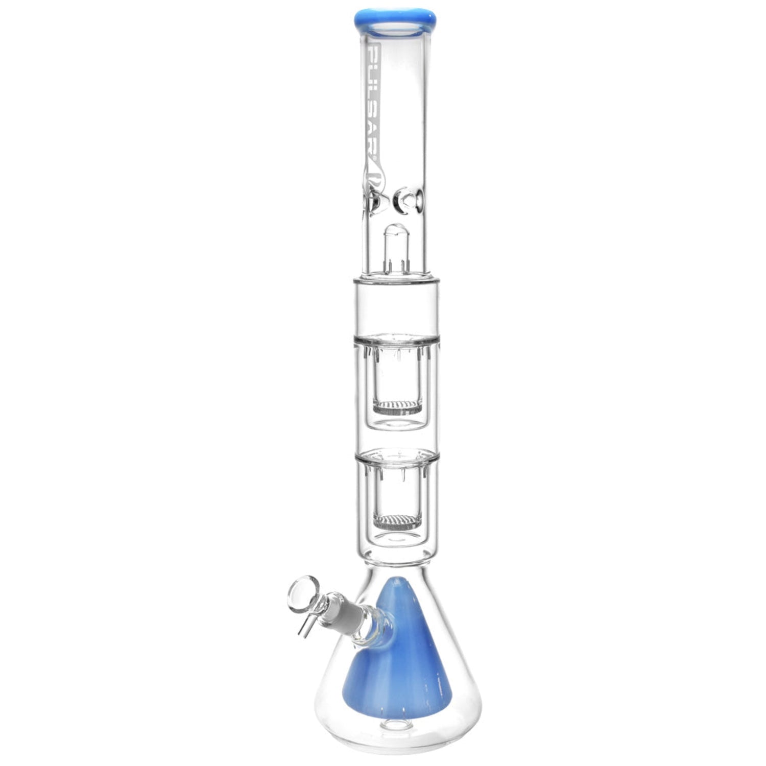 Pulsar 21.5” Quad Perc Beaker Bong