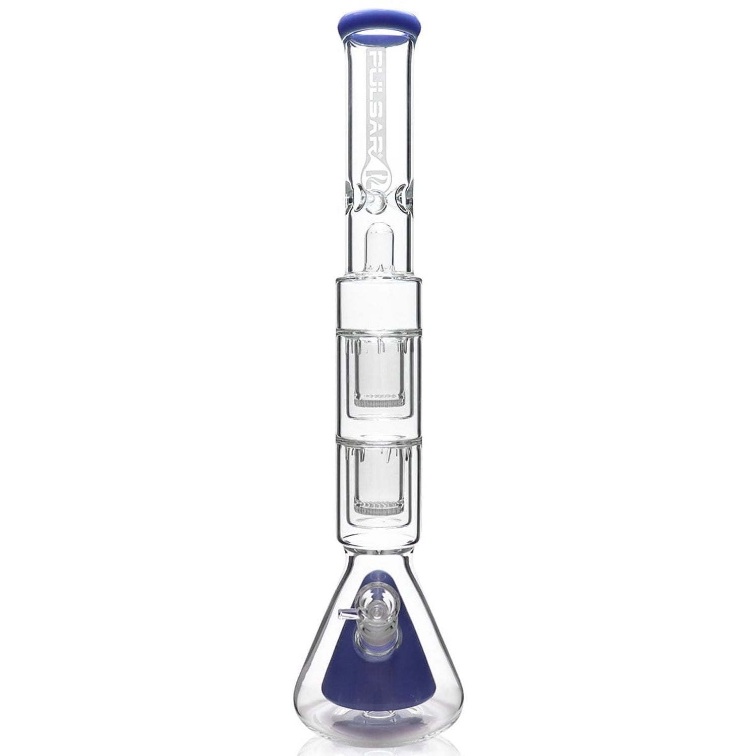Pulsar 21.5” Quad Perc Beaker Bong
