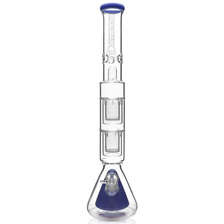 Pulsar 21.5” Quad Perc Beaker Bong
