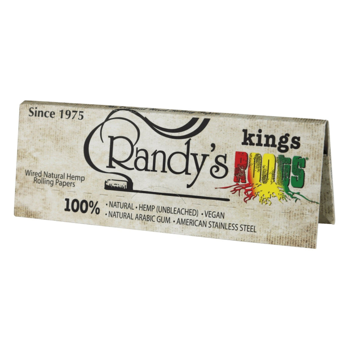 Randy’s King Roots - XL Organic Hemp Wired Rolling Papers