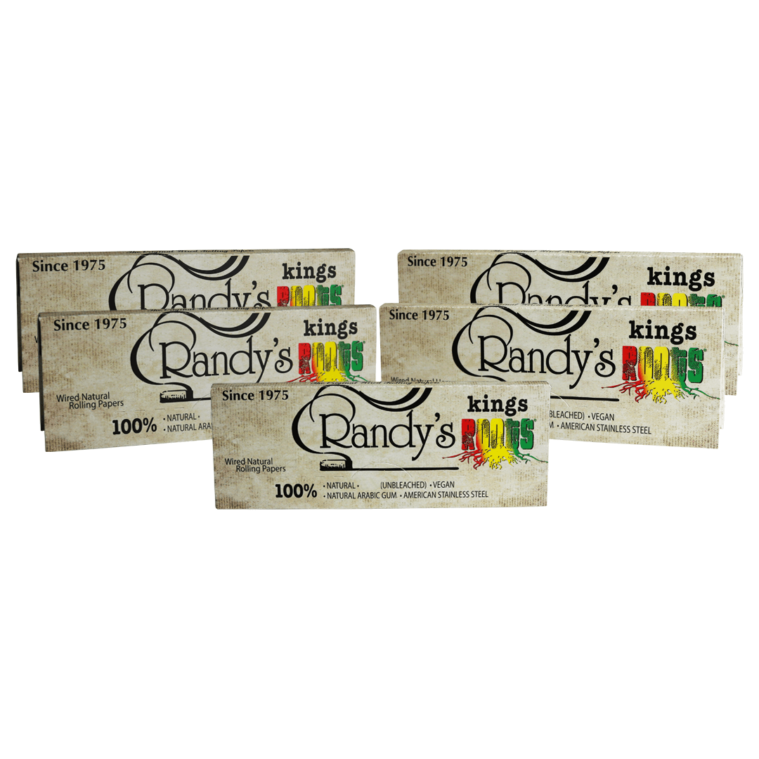 Randy’s King Roots - XL Organic Hemp Wired Rolling Papers