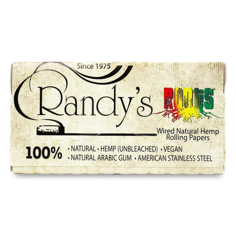 Randy’s Roots 1.25” Organic Hemp Wired Rolling Papers