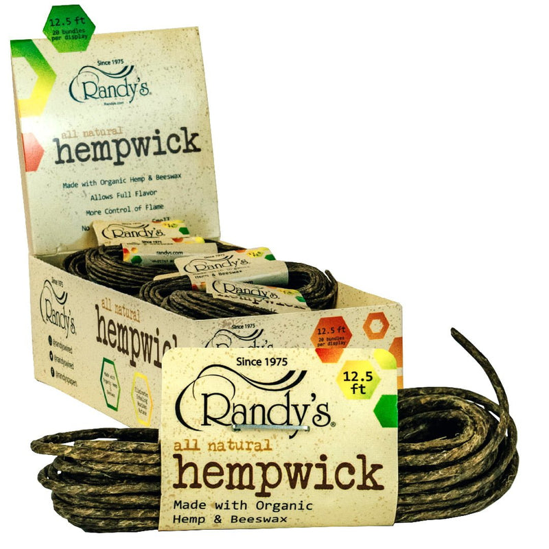 Randy’s All-Natural Hemp Wick - 12.5 ft Bundle 