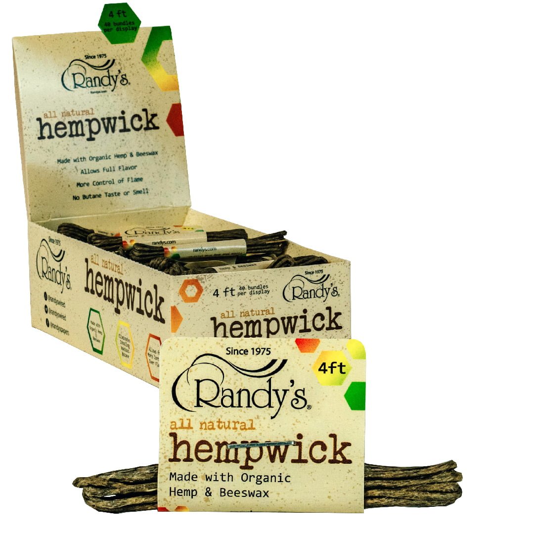 Randy’s All-Natural Hemp Wick - 4 ft Bundle 