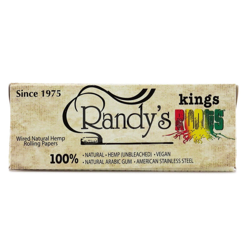 Randy’s King Roots - XL Organic Hemp Wired Rolling Papers