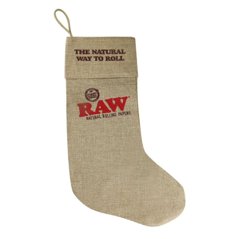 Raw® Burlap Holiday Stocking 🎄