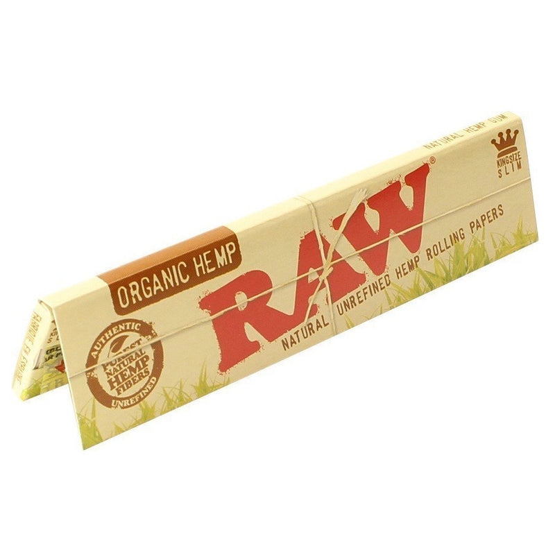 Raw® Organic Hemp King Slim Rolling Papers