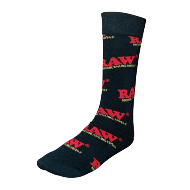 Raw Rolling Papers High Socks Black