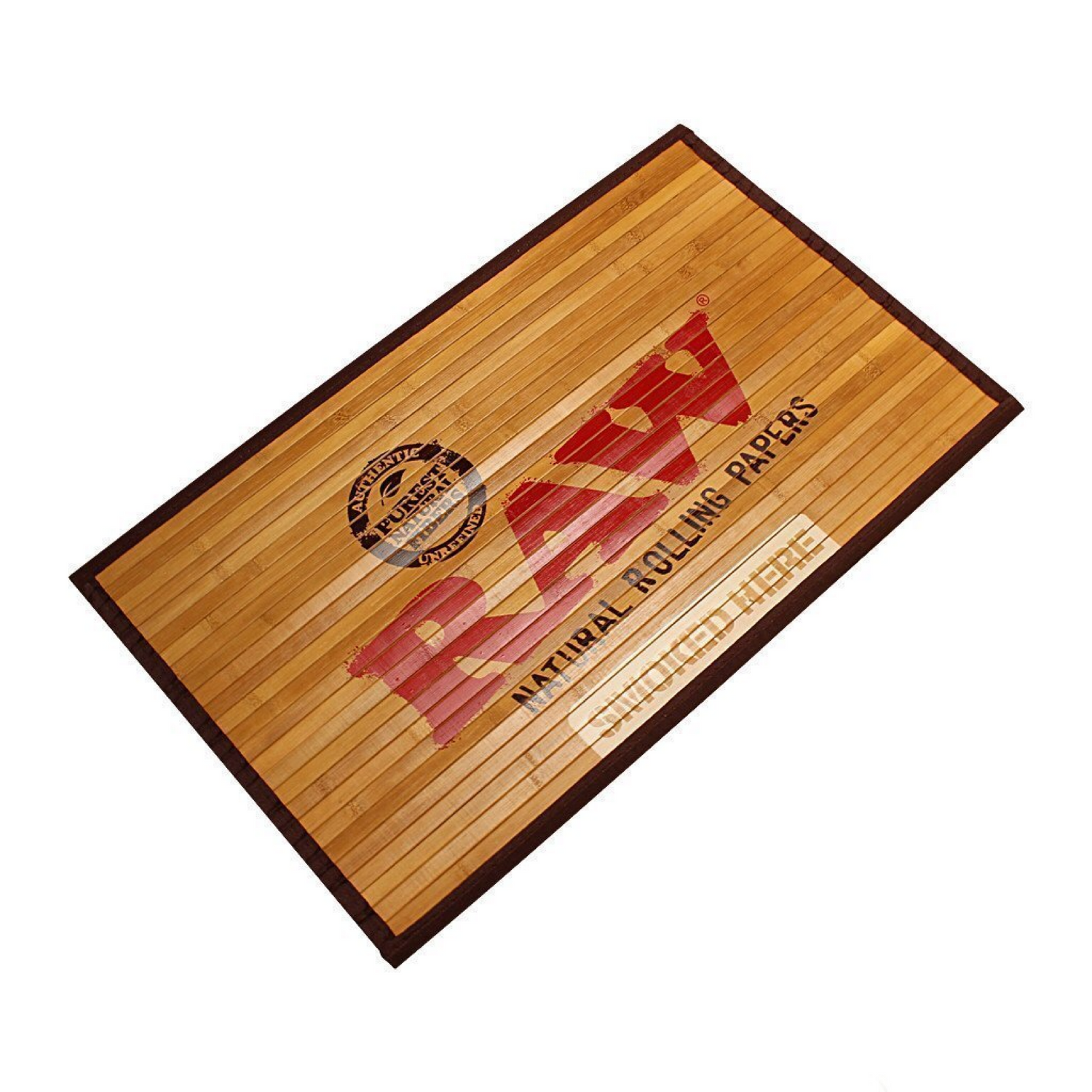 Raw® Rolling Papers Bamboo Door Mat 