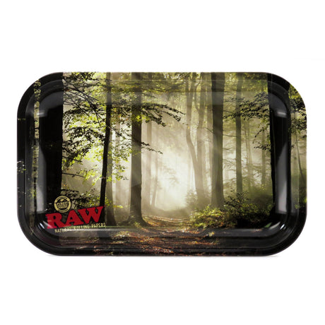 Raw® Mini Smokey Forest Trees Rolling Tray (7 x 5)