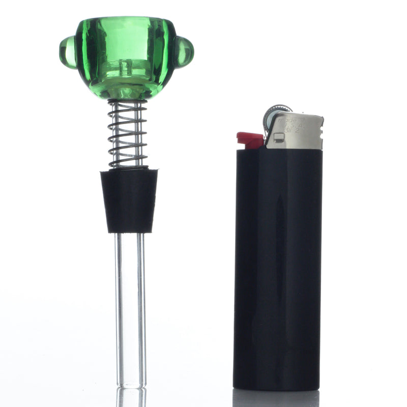 Glass Eject-a-Bowl & Downstem for Roll Uh Bowl Water Pipe 