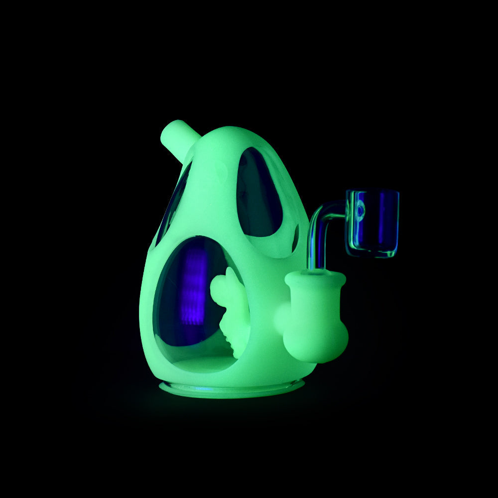 Ritual 5" Silicone Yoshi Egg Rig UV Titanium White