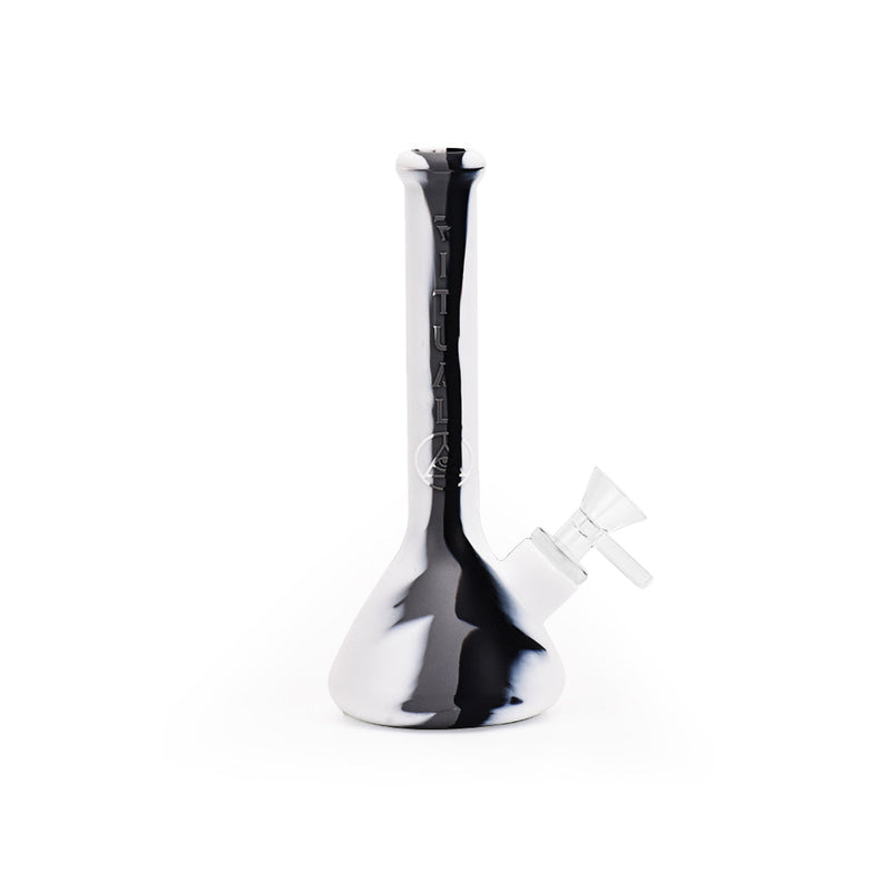 Ritual 7.5'' Deluxe Silicone Mini Beaker Black & White Marble