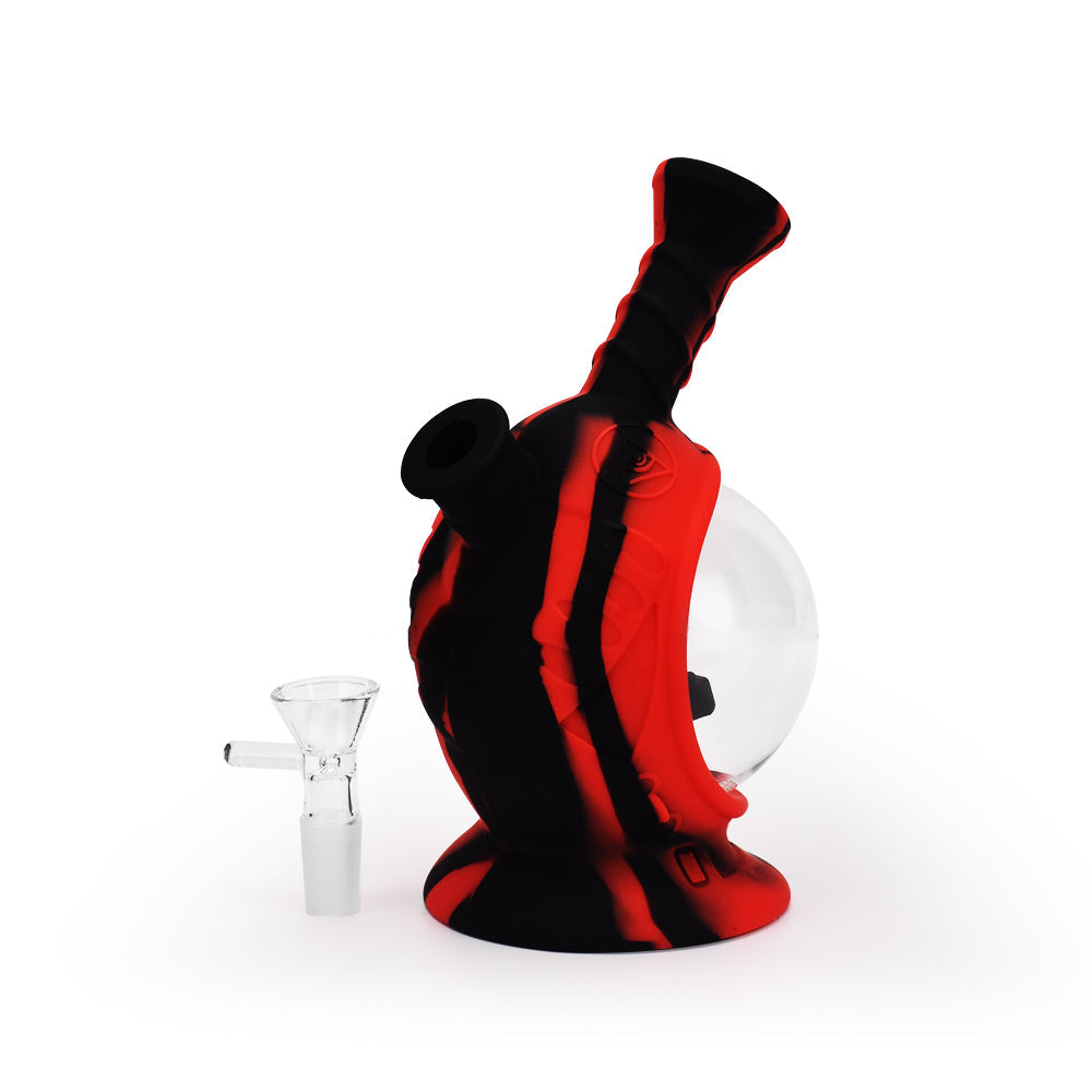 Ritual 7.5'' Silicone Astro Bubbler Black & Red