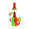 Ritual 8.5'' Silicone Rocket Recycler Rasta