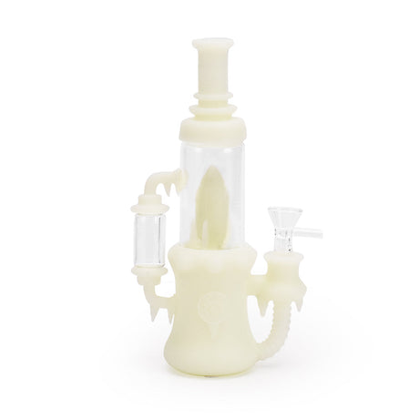 Ritual 8.5'' Silicone Rocket Recycler UV Titanium White