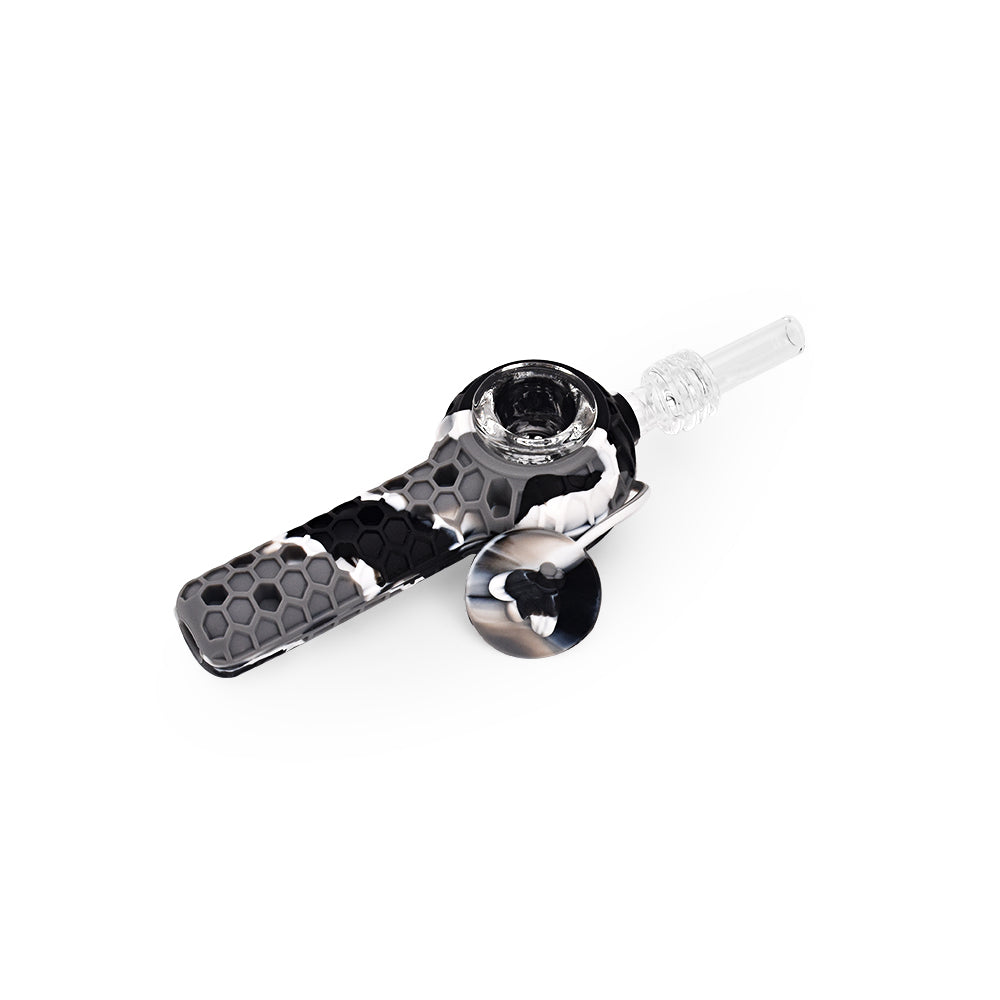 Ritual 4'' Silicone Nectar Spoon Black & White Marble