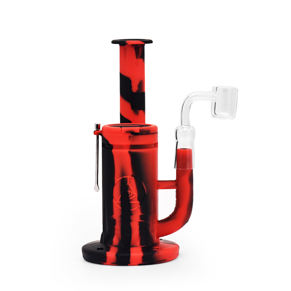 Ritual 8.5'' Silicone Sidecar Rig Black & Red