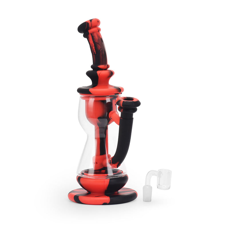 Ritual 10'' Silicone Deluxe Incycler Black & Red