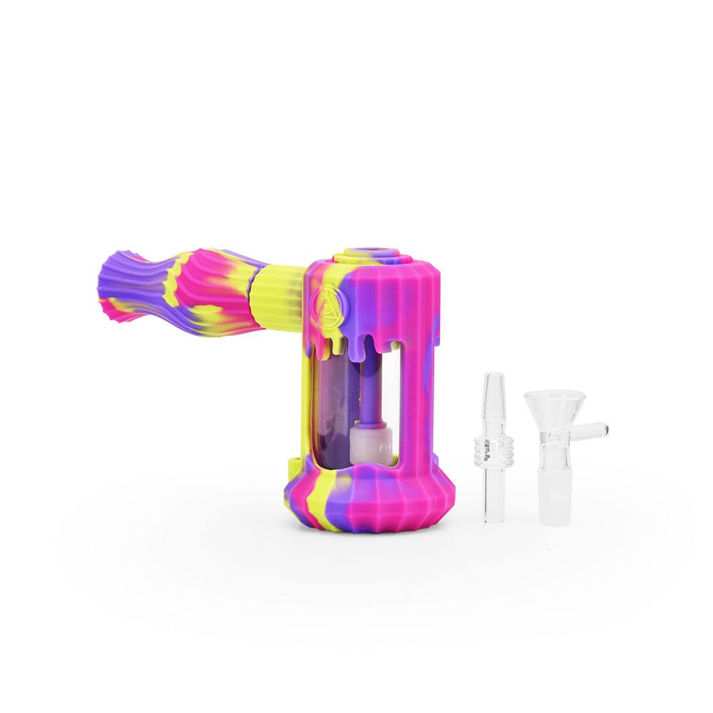 Ritual 6'' Duality Silicone Dual Use Bubbler Miami Sunset