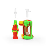 Ritual 6'' Duality Silicone Dual Use Bubbler Rasta