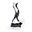 Ritual 10'' Wavy Silicone Beaker Black & White