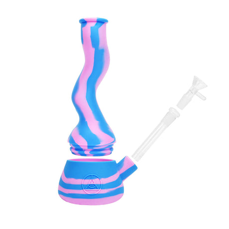 Ritual 10'' Wavy Silicone Beaker Cotton Candy