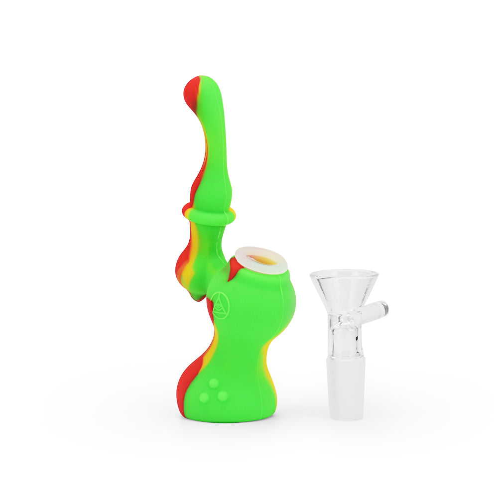 Ritual 5" Silicone Upright Bubbler Rasta