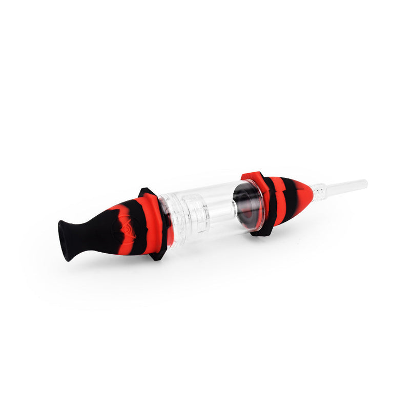 Ritual 7'' Silicone Deluxe Nectar Collector Black & Red