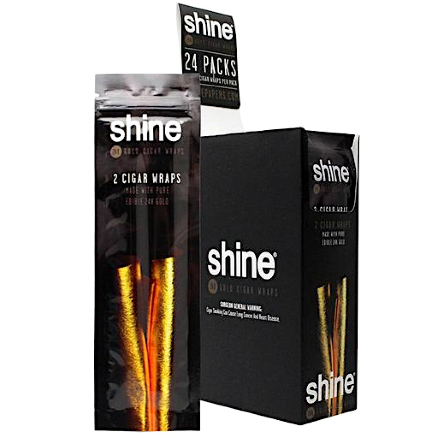 Shine® 24k Gold Wraps - 2 Per Pack 