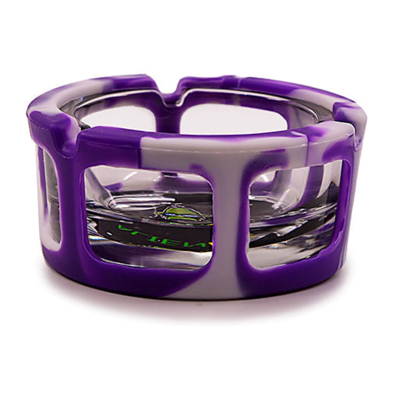 Space King Glass Ashtray w. Silicone Sleeve