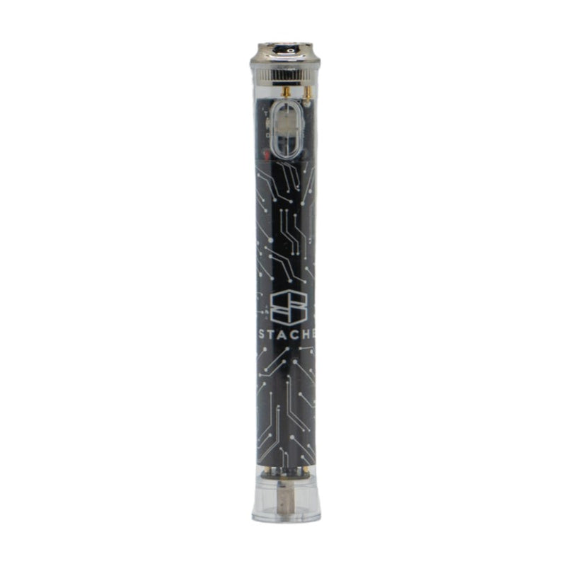 Stache Products Transparent Vape Pen Battery Black