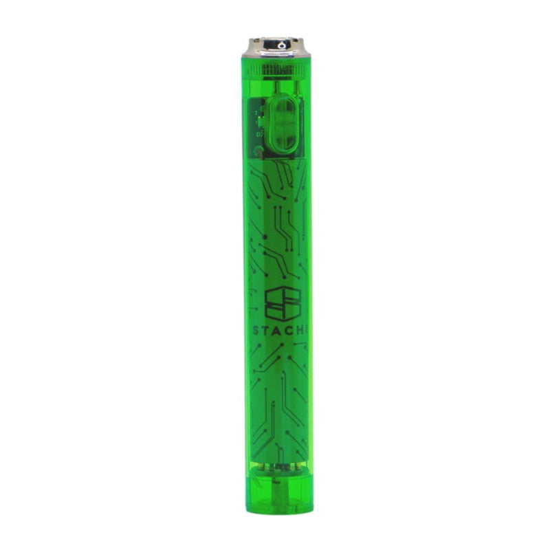 Stache Products Transparent Vape Pen Battery Green