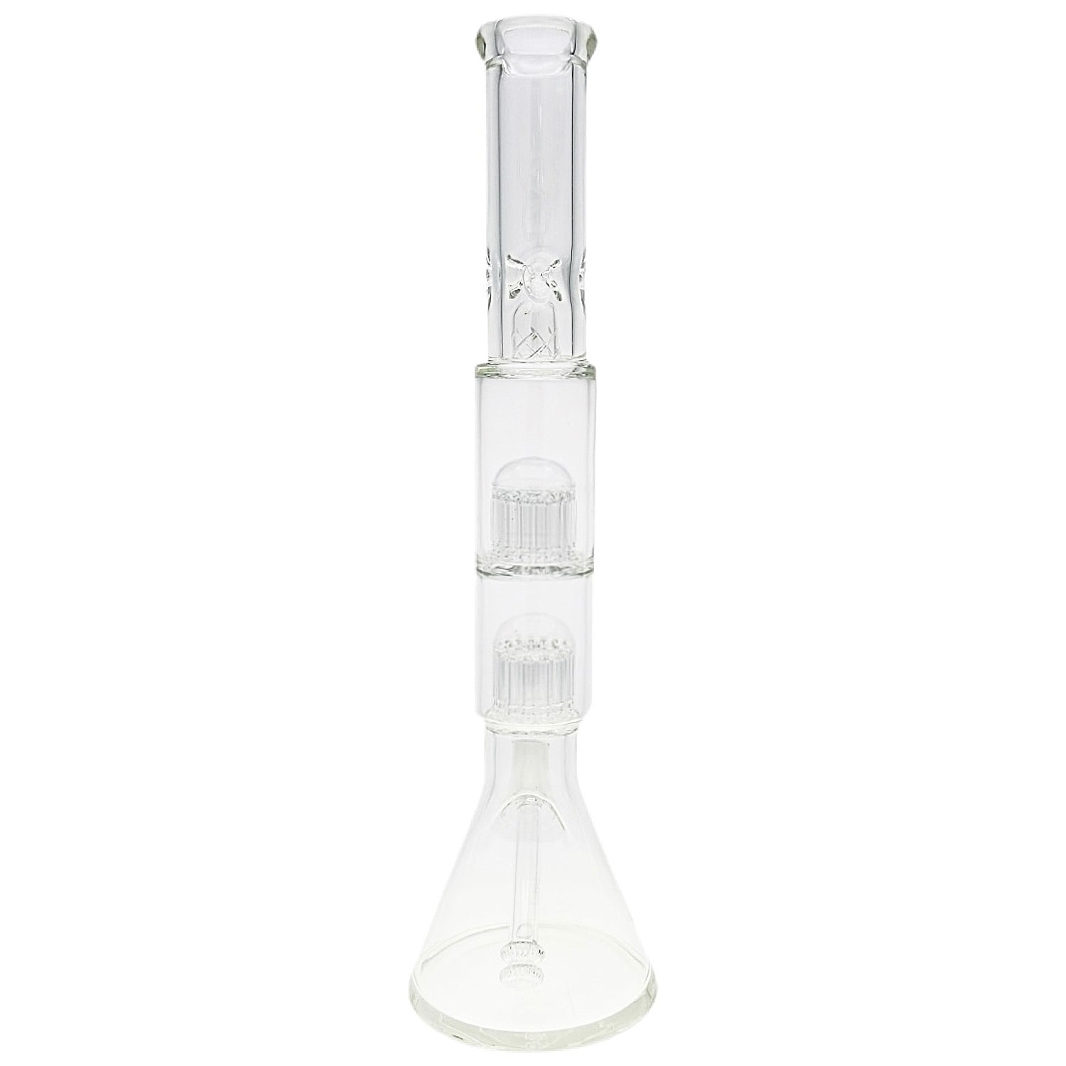 TAG 20” Double Big Tree Perc Beaker Bong