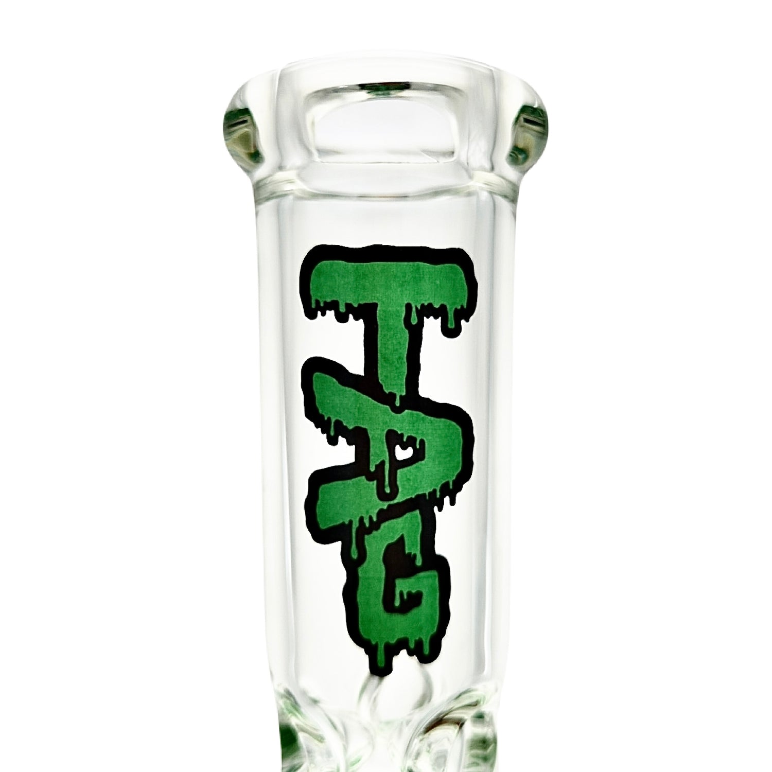 TAG 16” Double Honeycomb Perc Straight Tube Bong