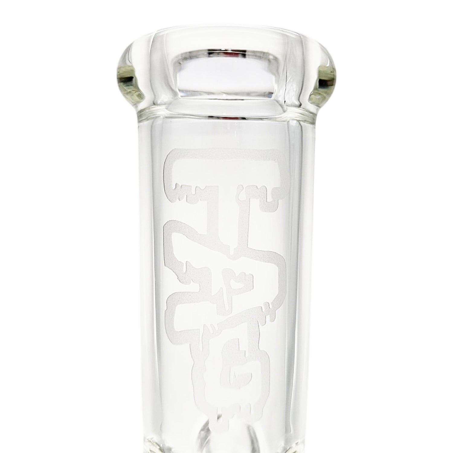 TAG 16” Double Honeycomb Perc Straight Tube Bong