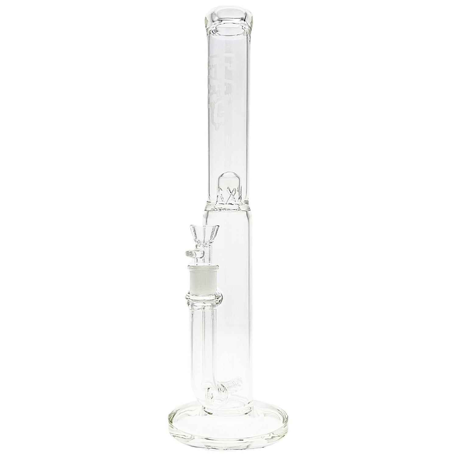 TAG 16” Inline Perc Straight Tube Bong