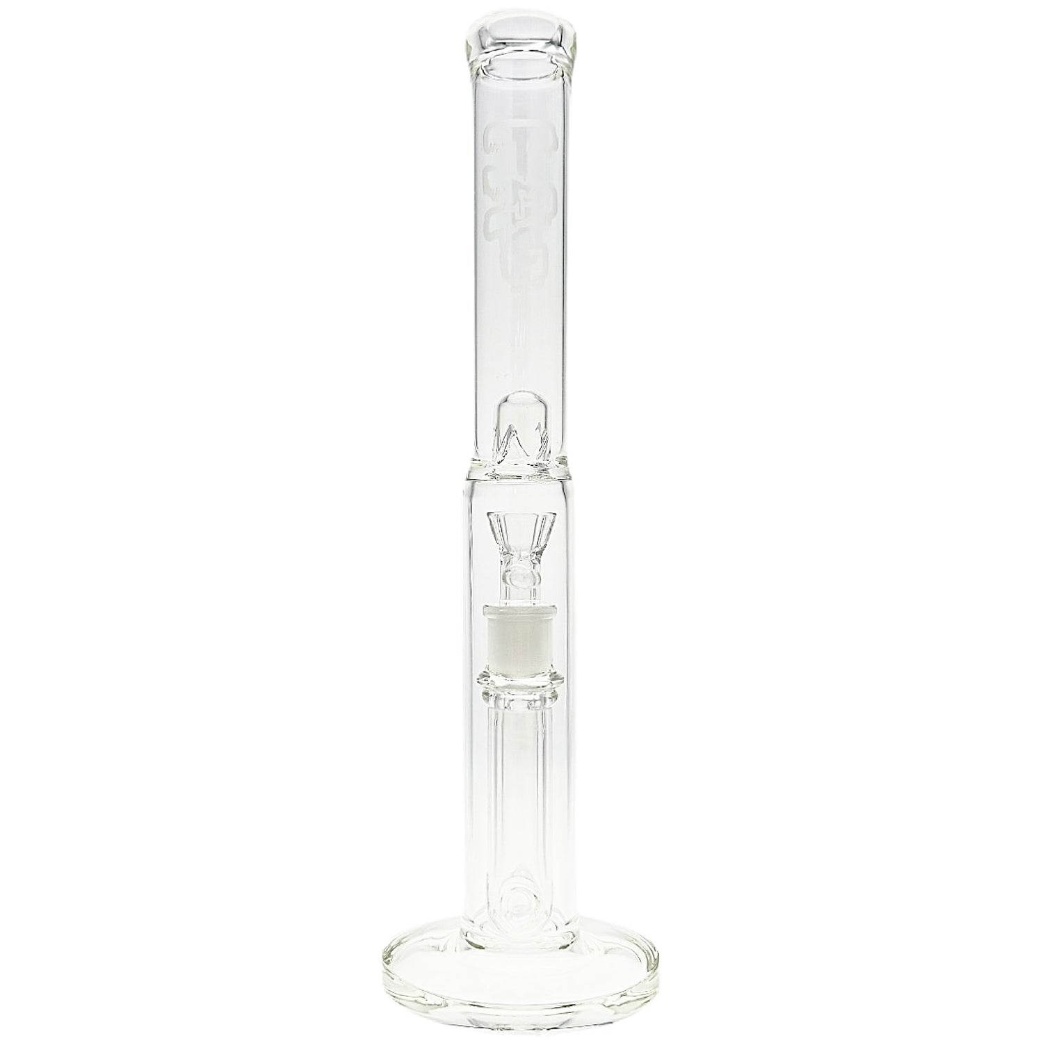TAG 16” Inline Perc Straight Tube Bong