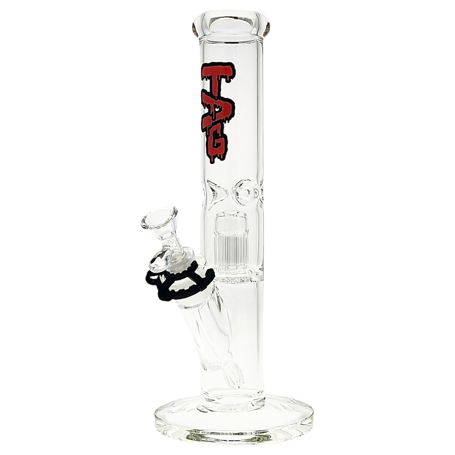 TAG 13” Tree Perc Straight Tube Bong