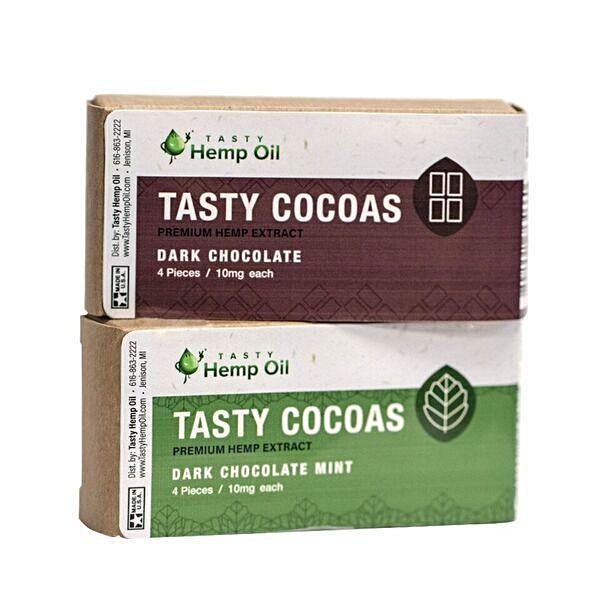 Tasty Cocoas CBD Chocolate Bars (10mg CBD) 🍫 