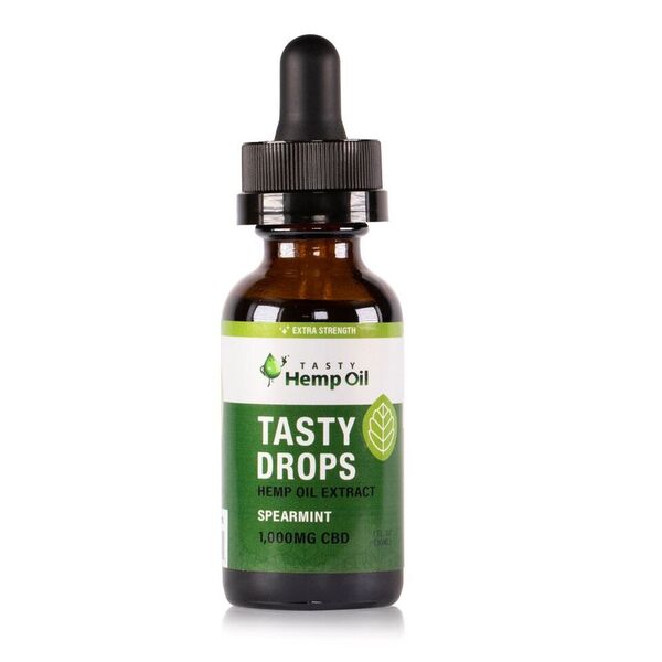 Tasty Drops Hemp Oil Tincture (1oz, 1,000mg CBD) 💦 