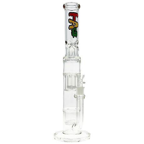 TAG 19” Double Interior Showerhead Perc Bong