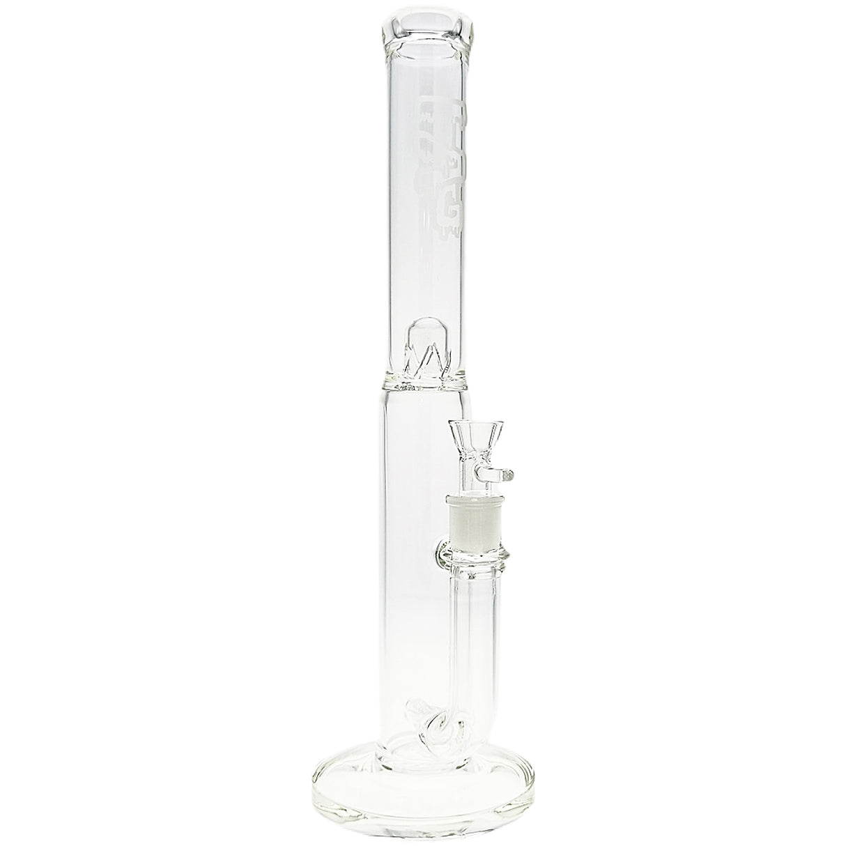 TAG 16” Inline Perc Straight Tube Bong