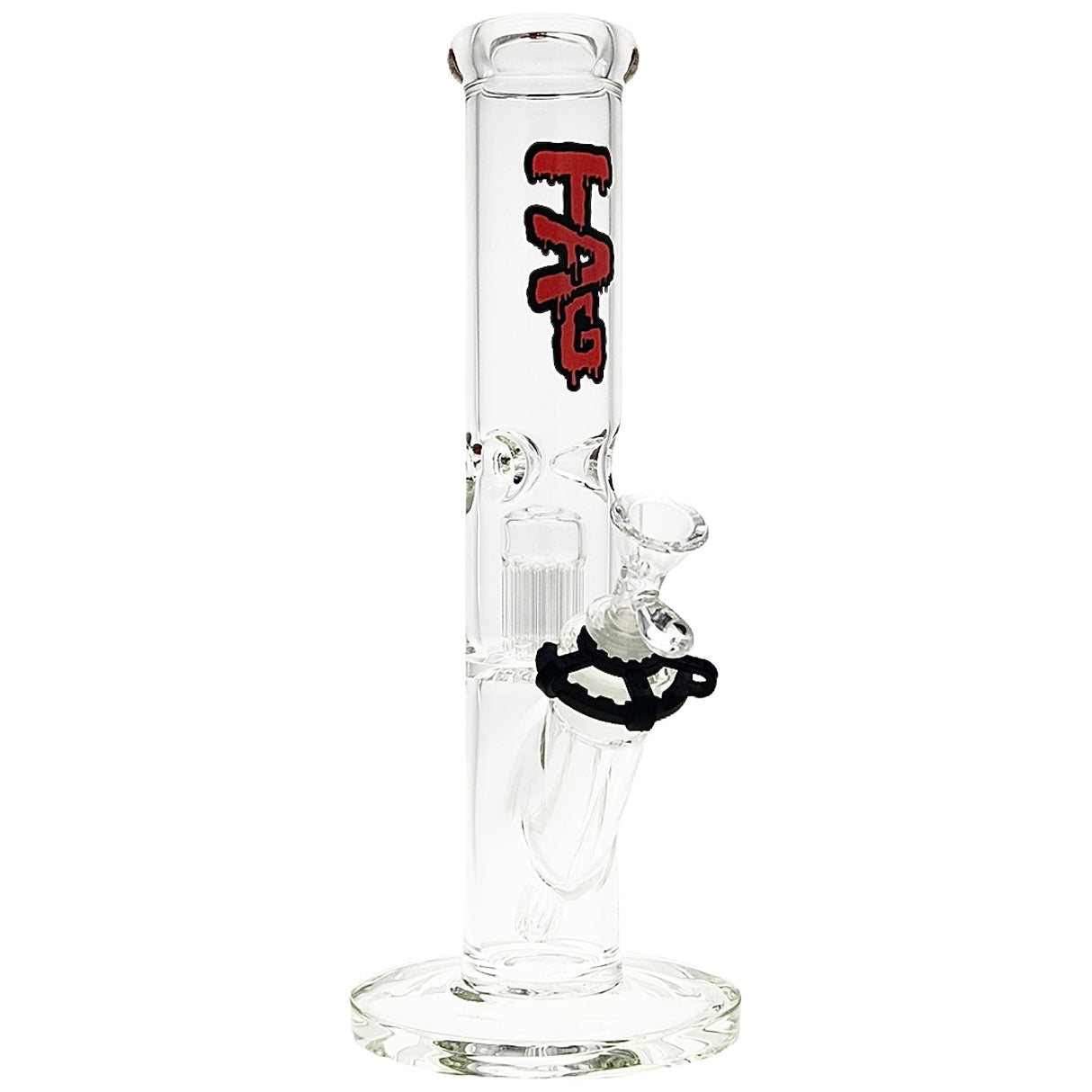 TAG 13” Tree Perc Straight Tube Bong