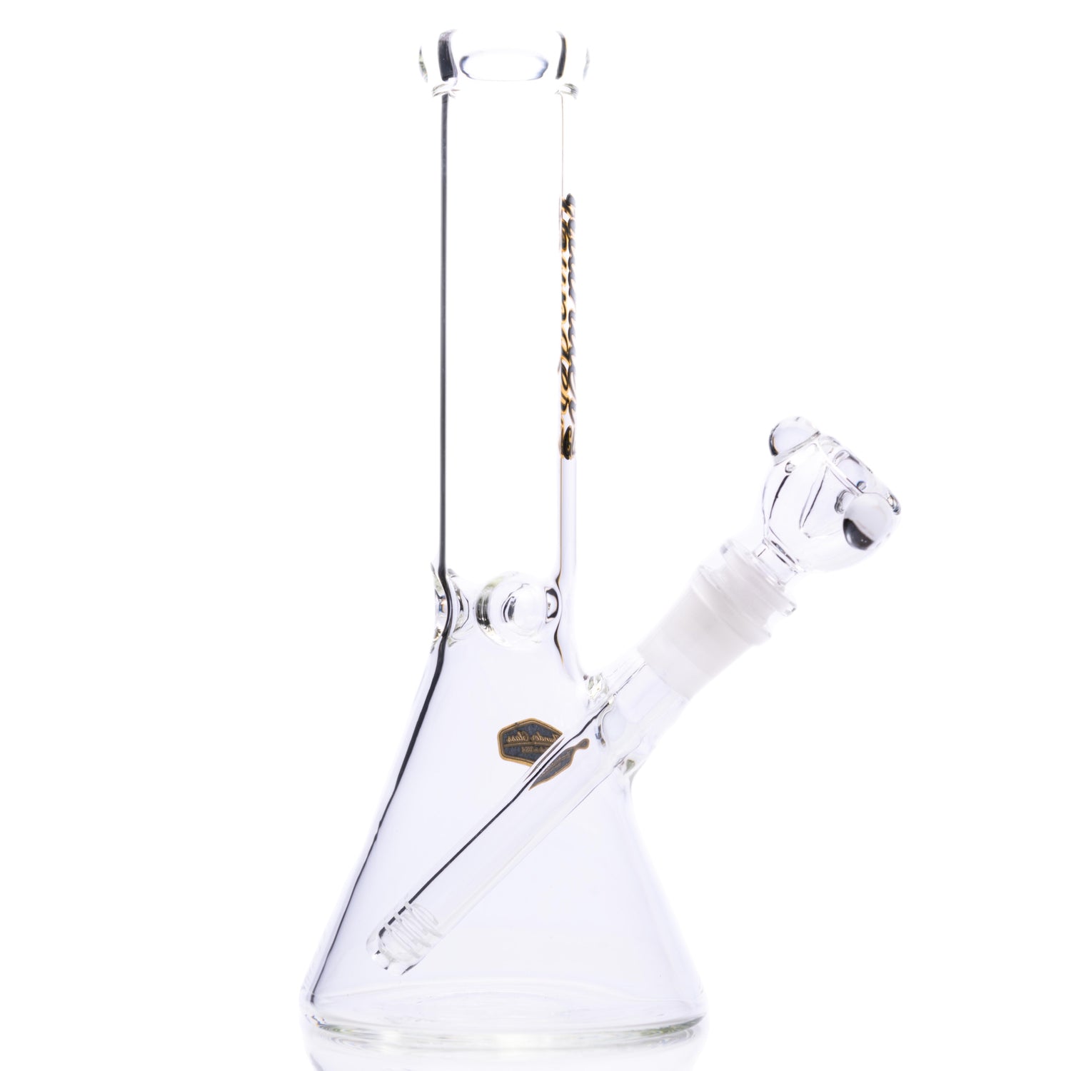 Thunder Glass Small Beaker Bong Left Side