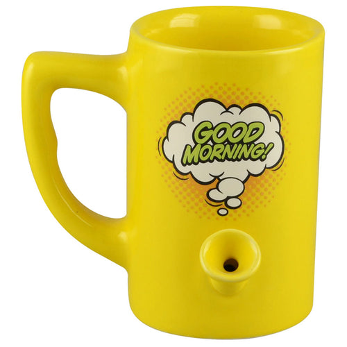 Wake & Bake Ceramic Coffee Mug Pipe Good Morning