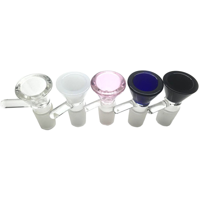 Colored Glass Water Pipe Bowl Piece - 14mm Male 