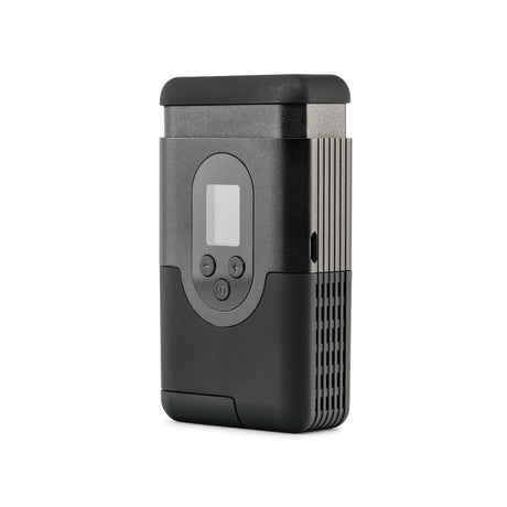 an electronic device is shown on a white background
